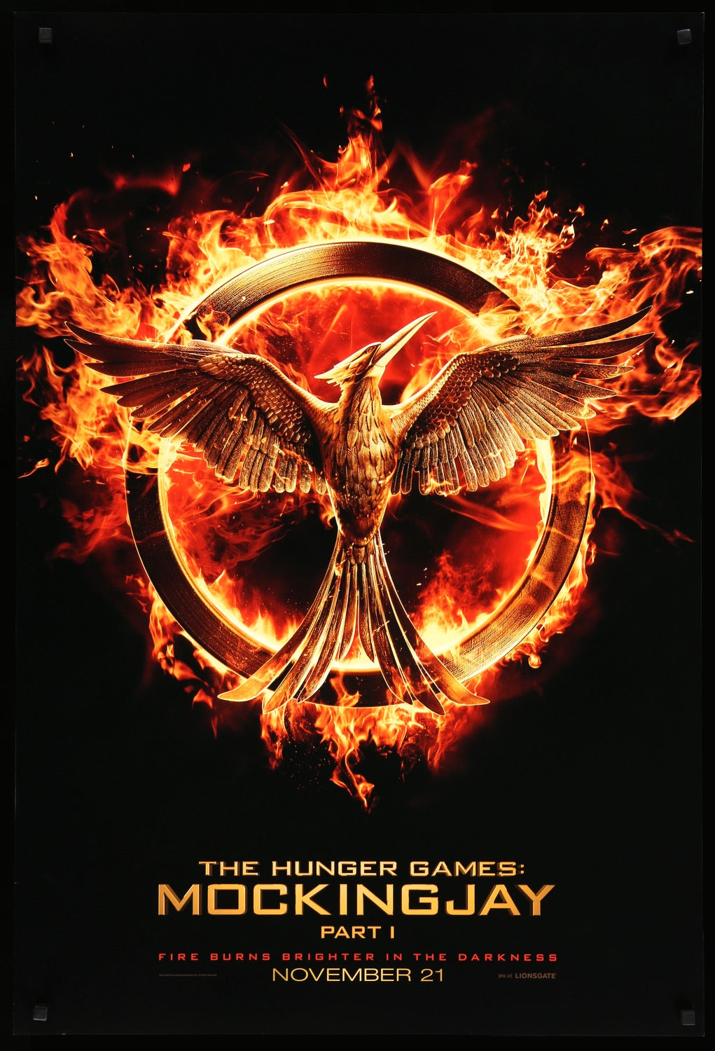 Hunger Games: Mockingjay Part 1 (2014) original movie poster for sale at Original Film Art - Vintage Movie Posters