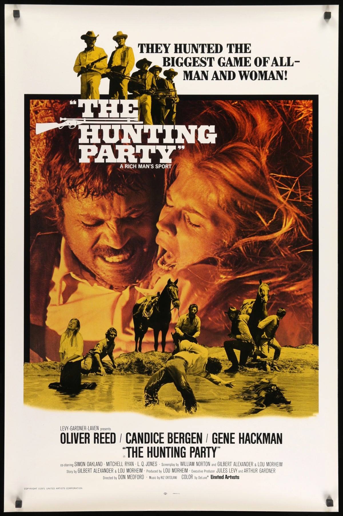 Hunting Party (1971) original movie poster for sale at Original Film Art