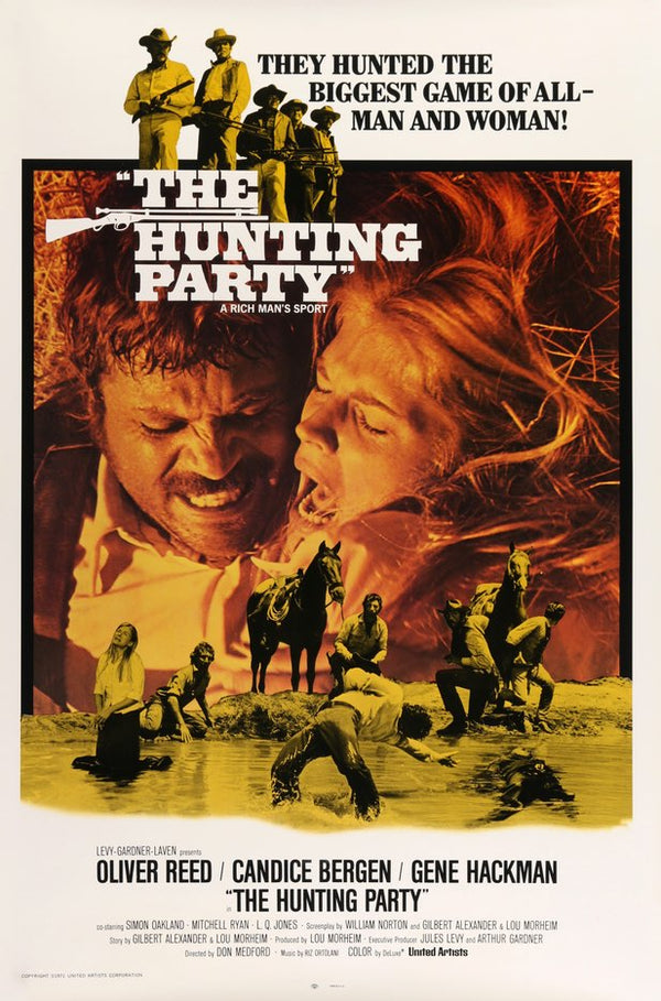 THE HUNTING PARTY さらば荒野　レトロ　ヴィンテージ映画ポスター hunting_party_1971_original_fi