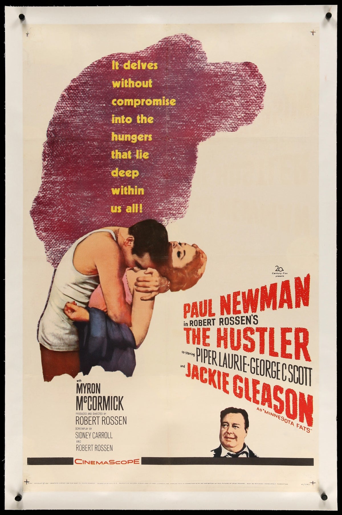 Hustler (1961) original movie poster for sale at Original Film Art