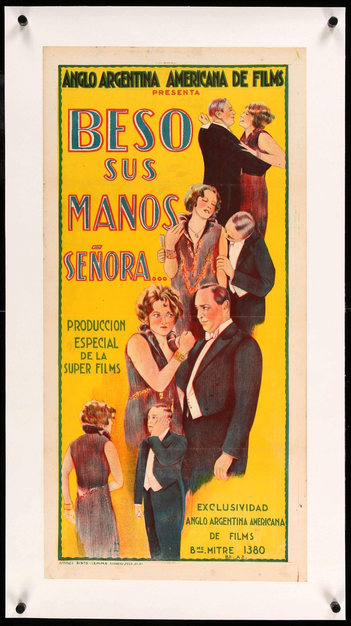 I Kiss Your Hand, Madame (1929) original movie poster for sale at Original Film Art