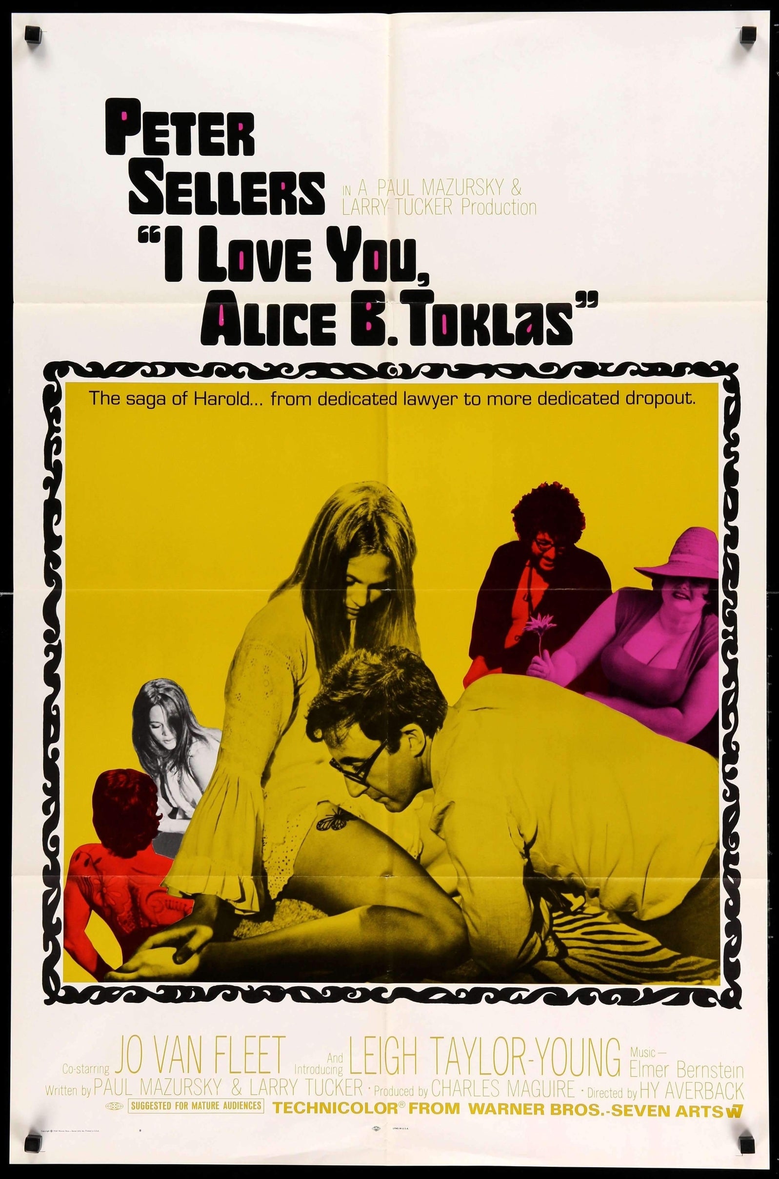 I Love You, Alice B. Toklas (1968) Original One-Sheet Movie Poster