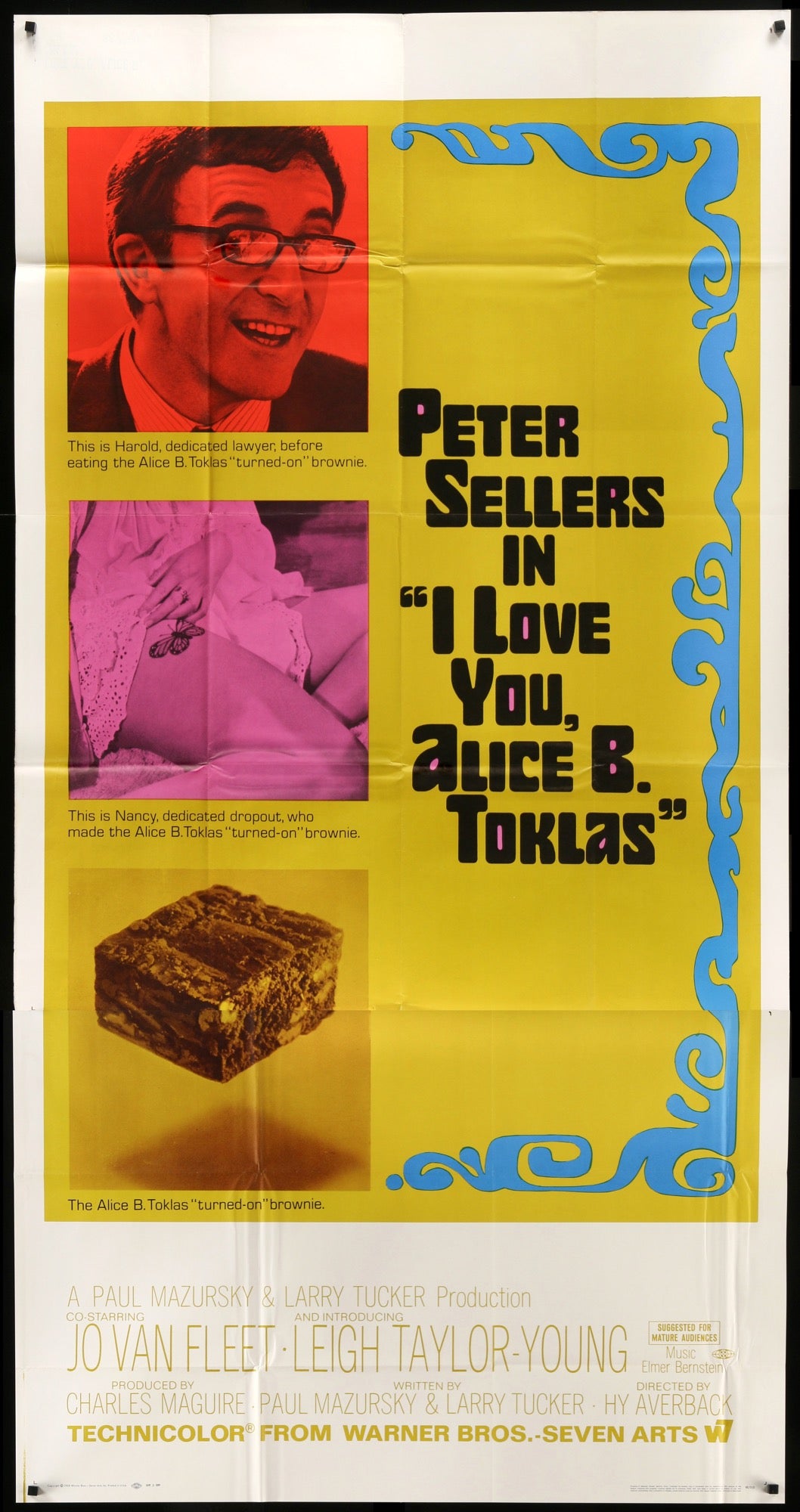 I Love You, Alice B. Toklas (1968) original movie poster for sale at Original Film Art