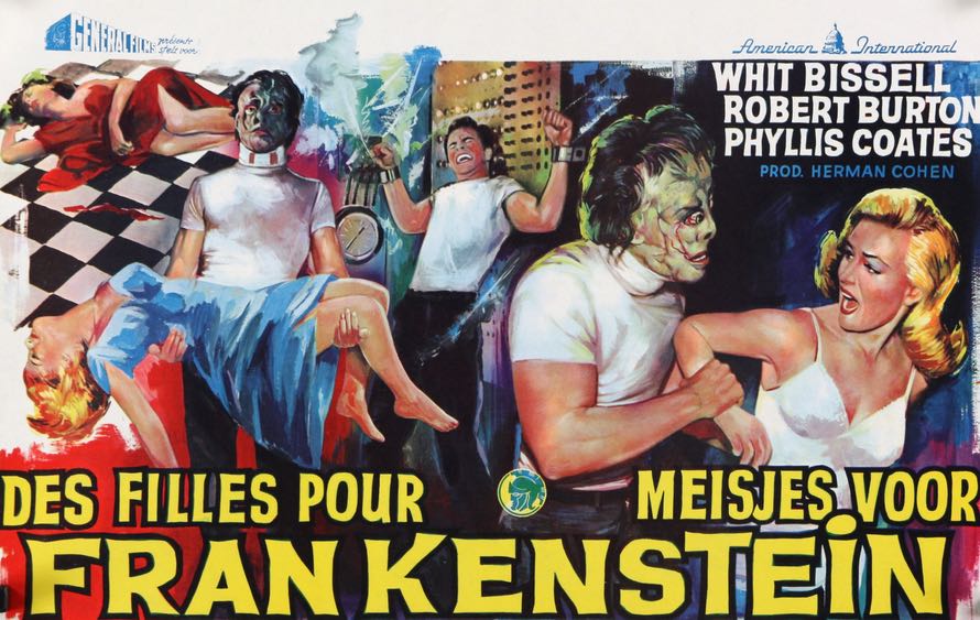 I Was a Teenage Frankenstein (1957) original movie poster for sale at Original Film Art