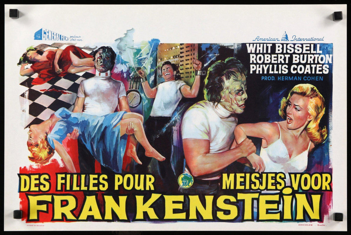 I Was a Teenage Frankenstein (1957) original movie poster for sale at Original Film Art