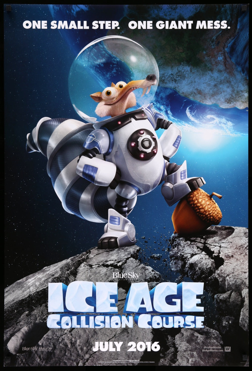 Ice Age: Collision Course (2016) original movie poster for sale at Original Film Art - Vintage Movie Posters