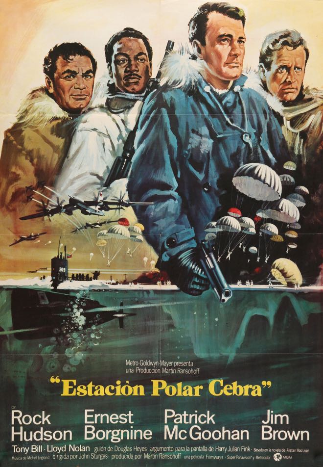 Ice Station Zebra (1968) original movie poster for sale at Original Film Art
