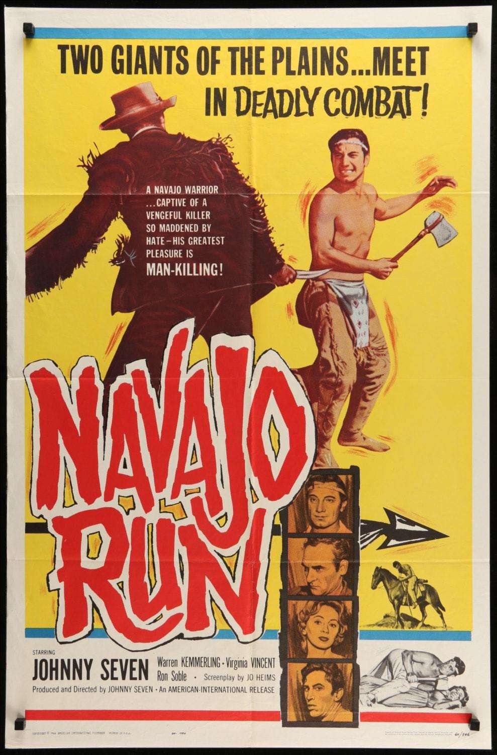 Navajo Run (1964) original movie poster for sale at Original Film Art