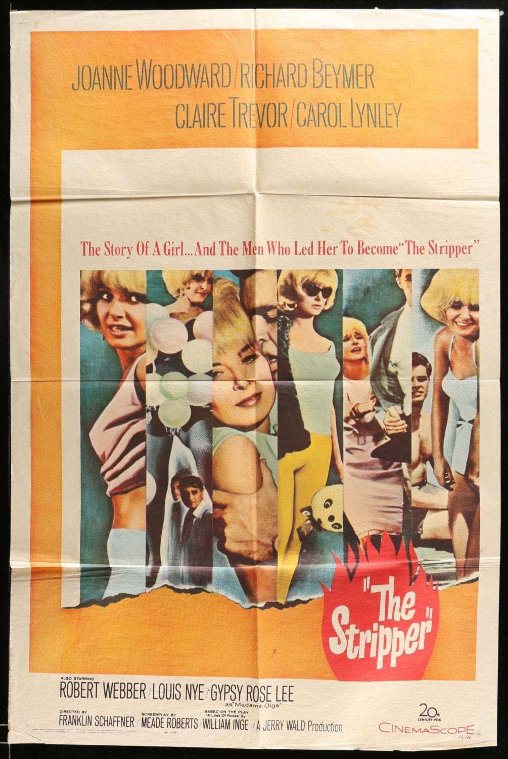 Stripper (1963) original movie poster for sale at Original Film Art - Vintage Movie Posters