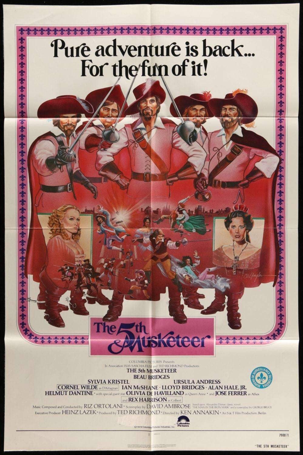5th Musketeer (1979) original movie poster for sale at Original Film Art