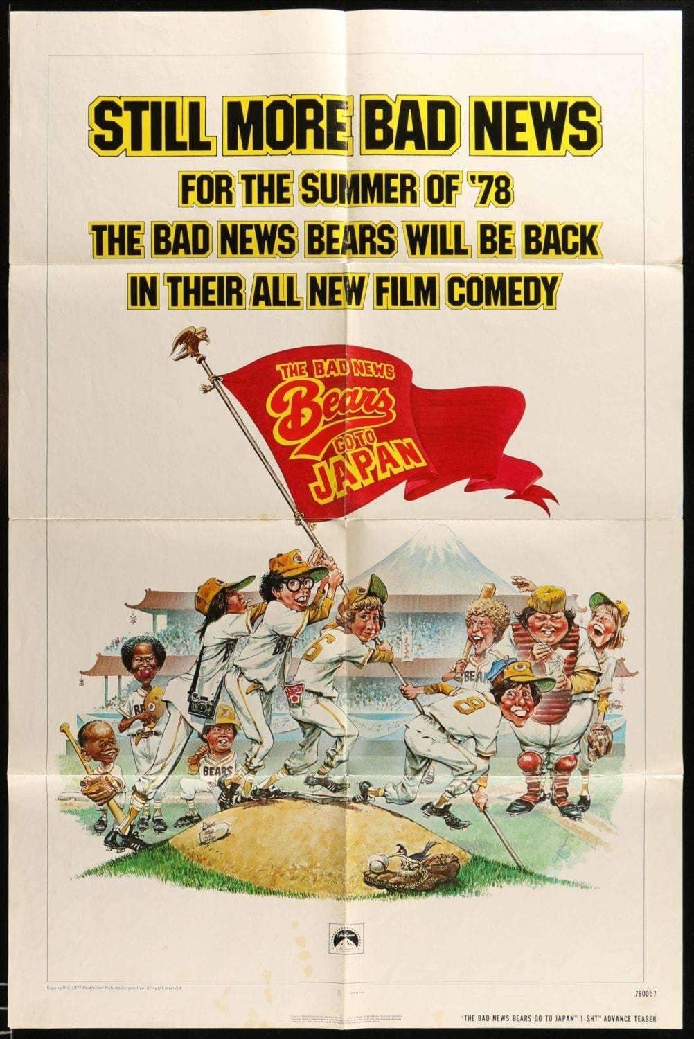 Bad News Bears Go to Japan (1978) original movie poster for sale at Original Film Art