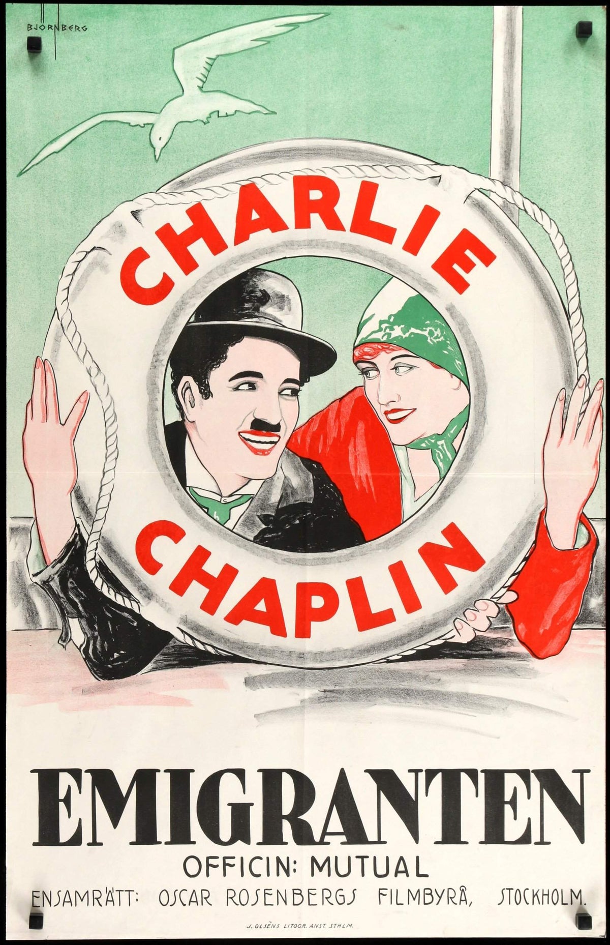 Immigrant (1917) original movie poster for sale at Original Film Art