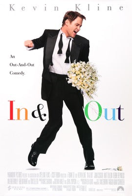 In and Out (1997) original movie poster for sale at Original Film Art - Vintage Movie Posters