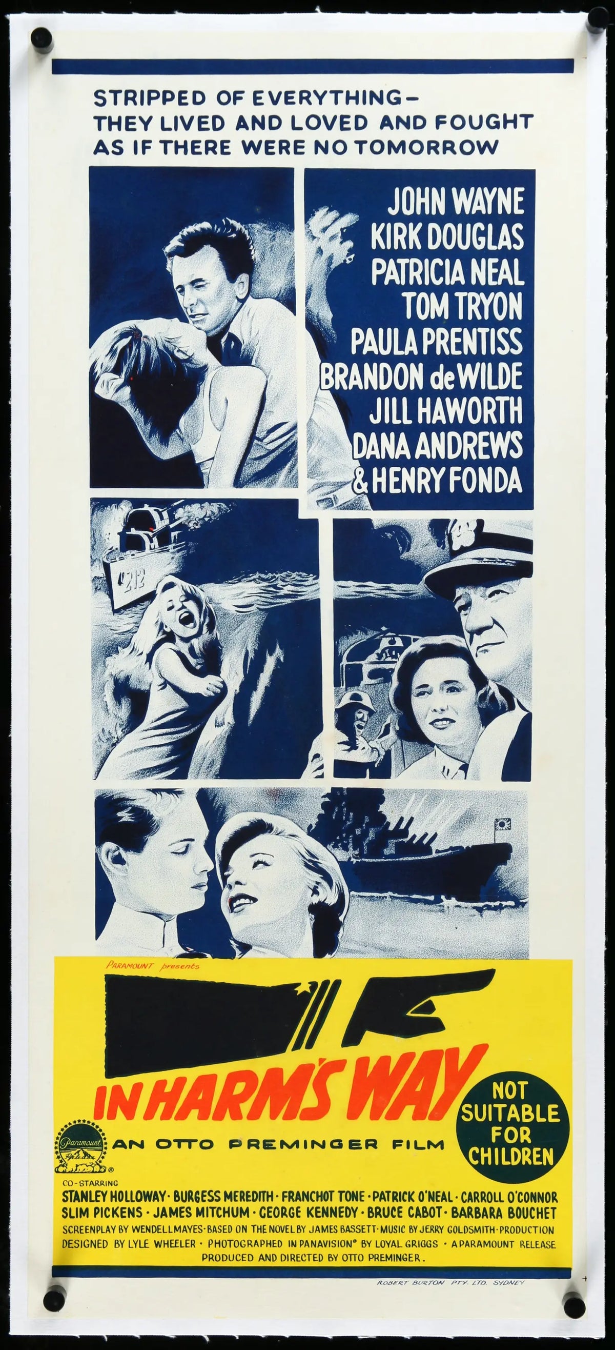 In Harm&#39;s Way (1965) original movie poster for sale at Original Film Art