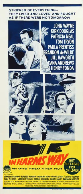 In Harm's Way (1965) original movie poster for sale at Original Film Art