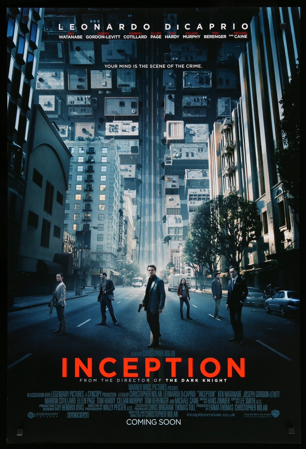 Inception (2010) original movie poster for sale at Original Film Art