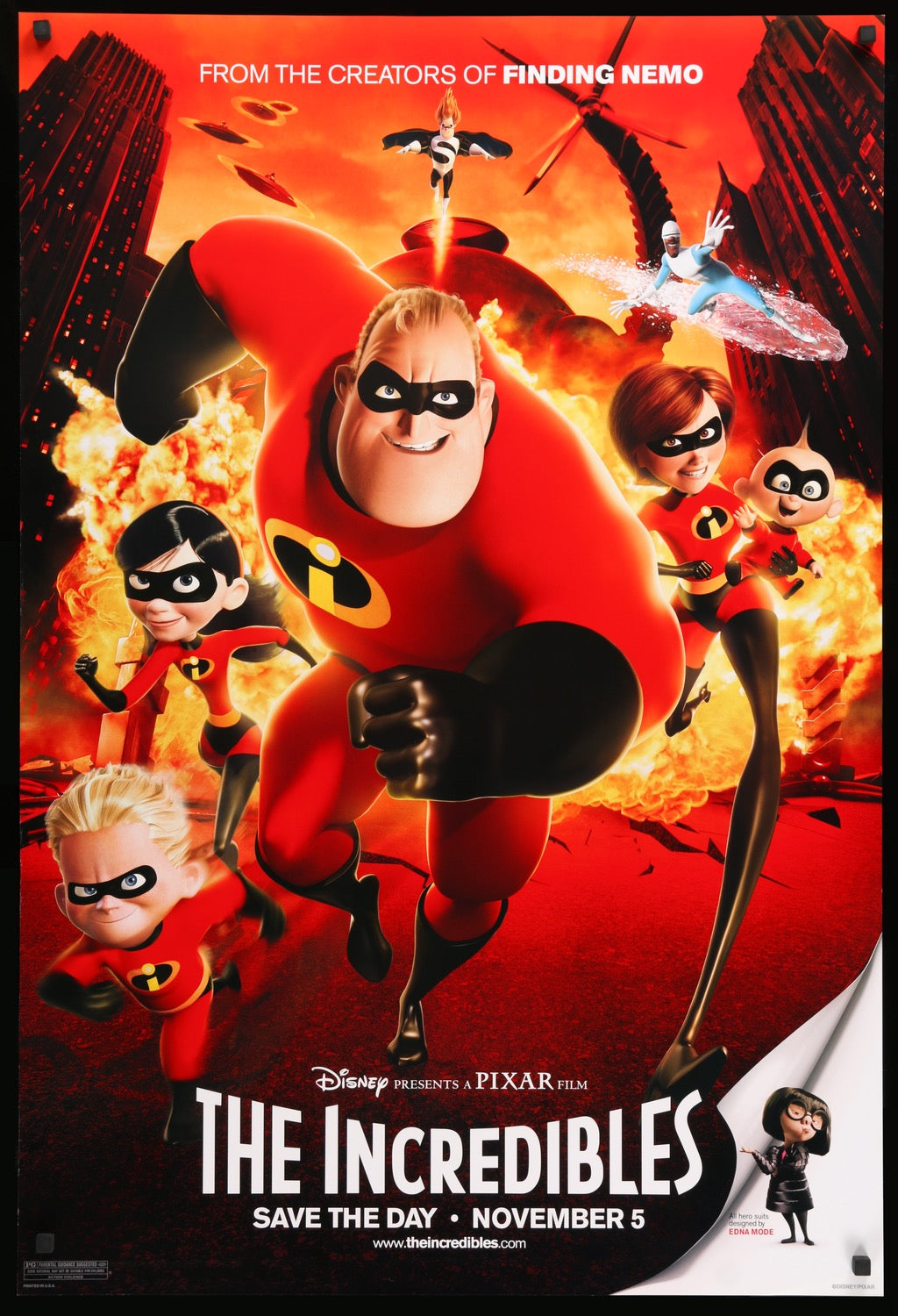 Incredibles (2004) original movie poster for sale at Original Film Art