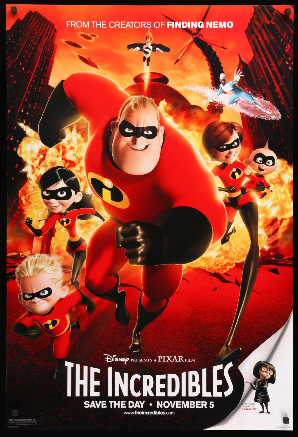 Incredibles (2004) original movie poster for sale at Original Film Art - Vintage Movie Posters
