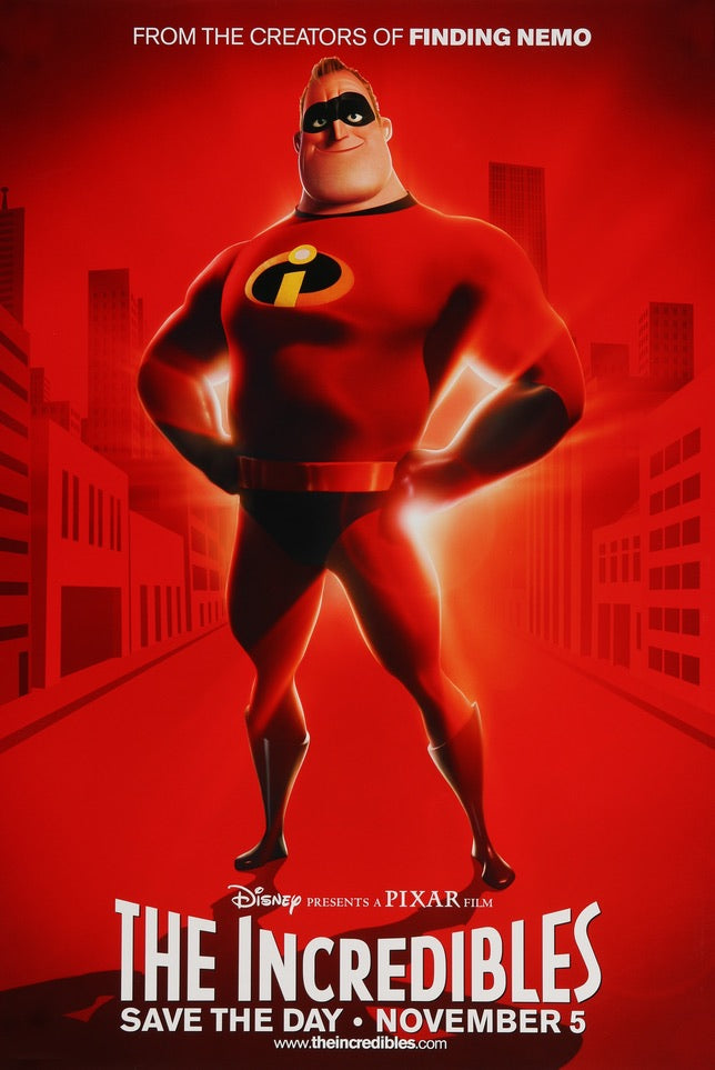 Incredibles (2004) original movie poster for sale at Original Film Art - Vintage Movie Posters
