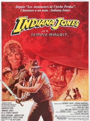 Indiana Jones and the Temple of Doom (1984) original movie poster for sale at Original Film Art