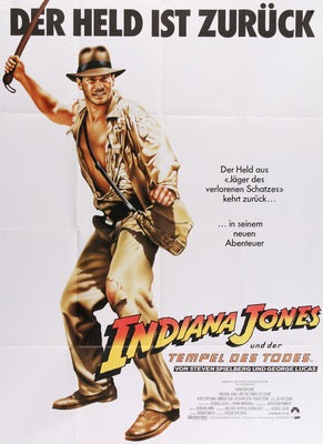 Indiana Jones and the Temple of Doom (1984) original movie poster for sale at Original Film Art