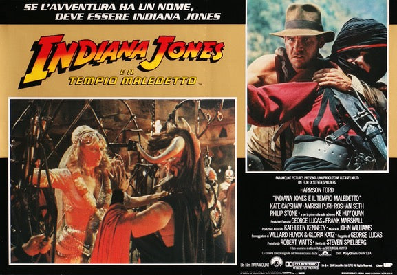 Indiana Jones and the Temple of Doom (1984) original movie poster for sale at Original Film Art