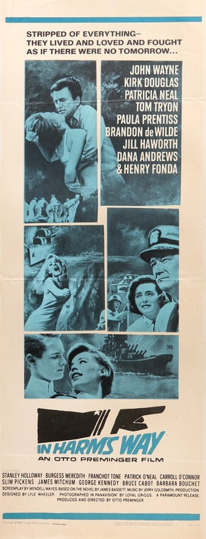 In Harm's Way (1965) original movie poster for sale at Original Film Art