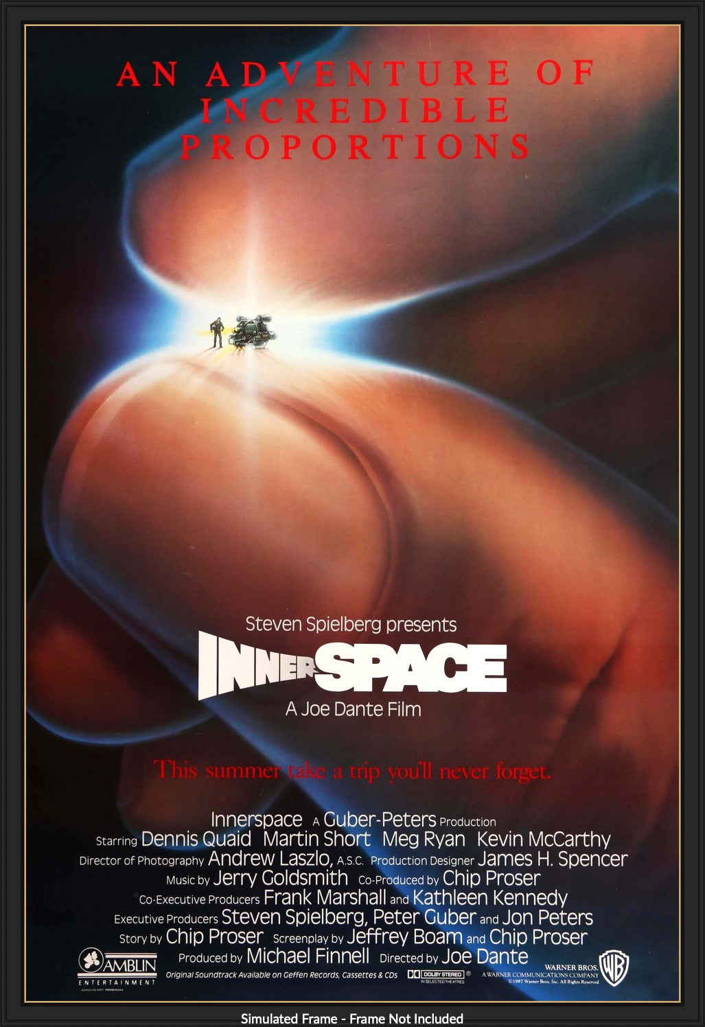 Innerspace (1987) original movie poster for sale at Original Film Art - Vintage Movie Posters