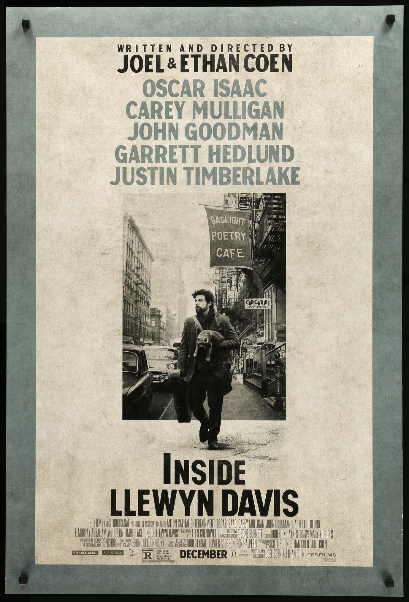 Inside Llewyn Davis (2013) original movie poster for sale at Original Film Art