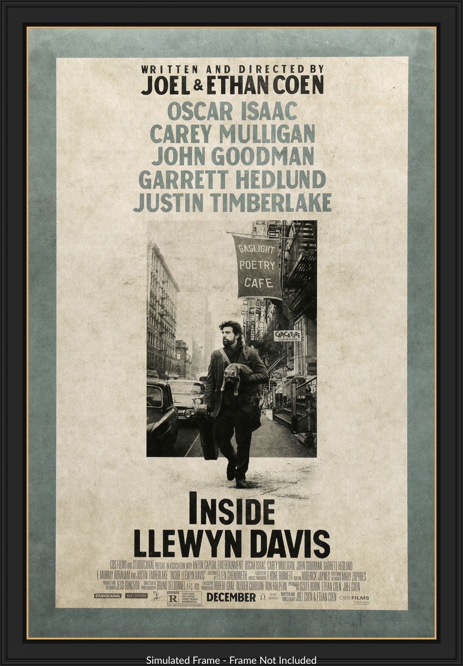 Inside Llewyn Davis (2013) original movie poster for sale at Original Film Art - Vintage Movie Posters