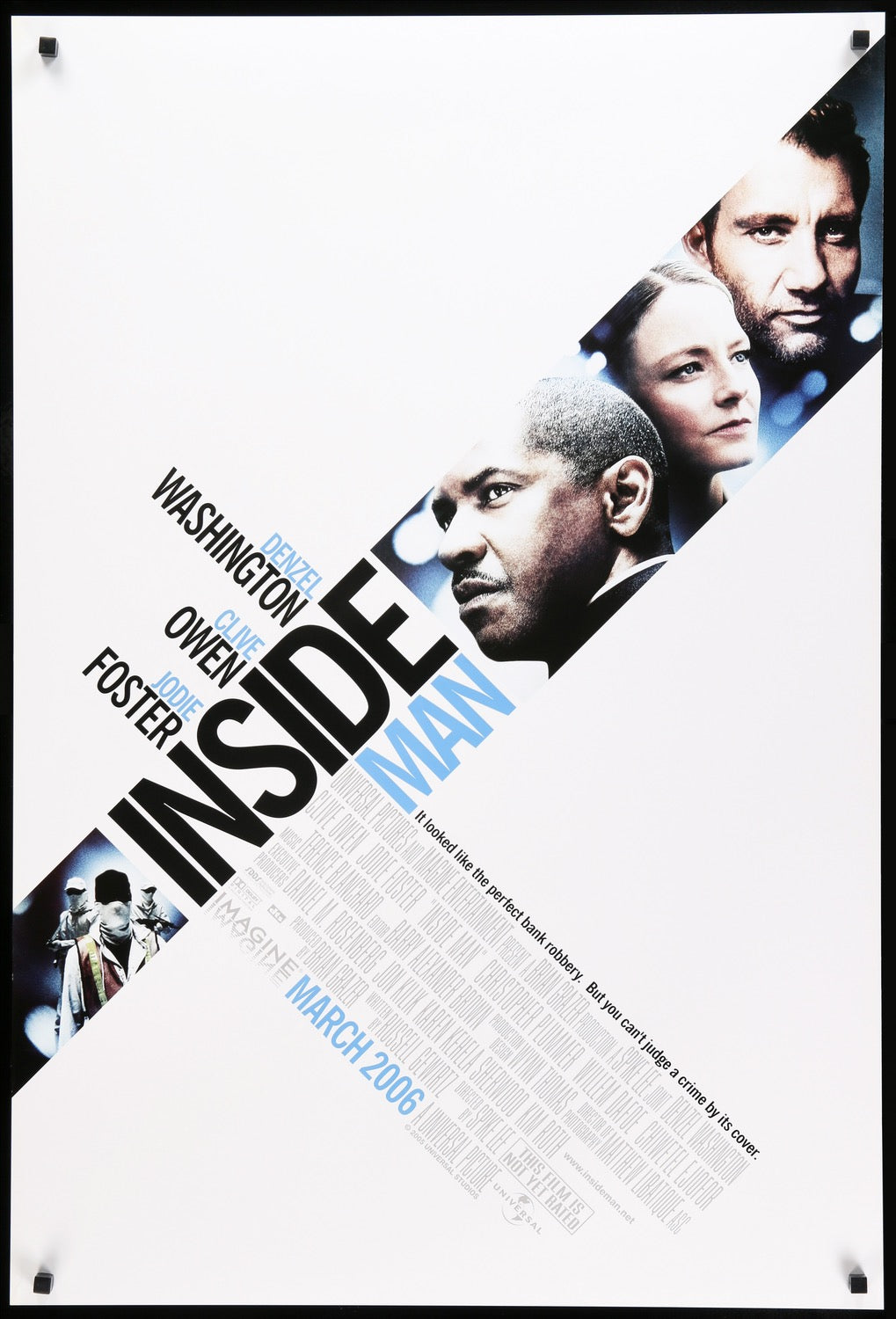 Inside Man (2006) original movie poster for sale at Original Film Art