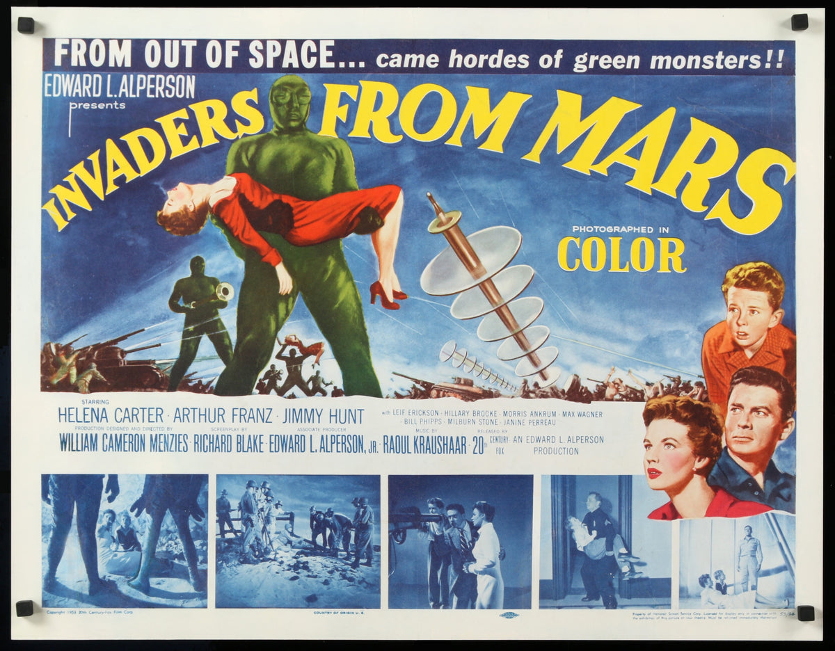 Invaders From Mars (1953) original movie poster for sale at Original Film Art - Vintage Movie Posters