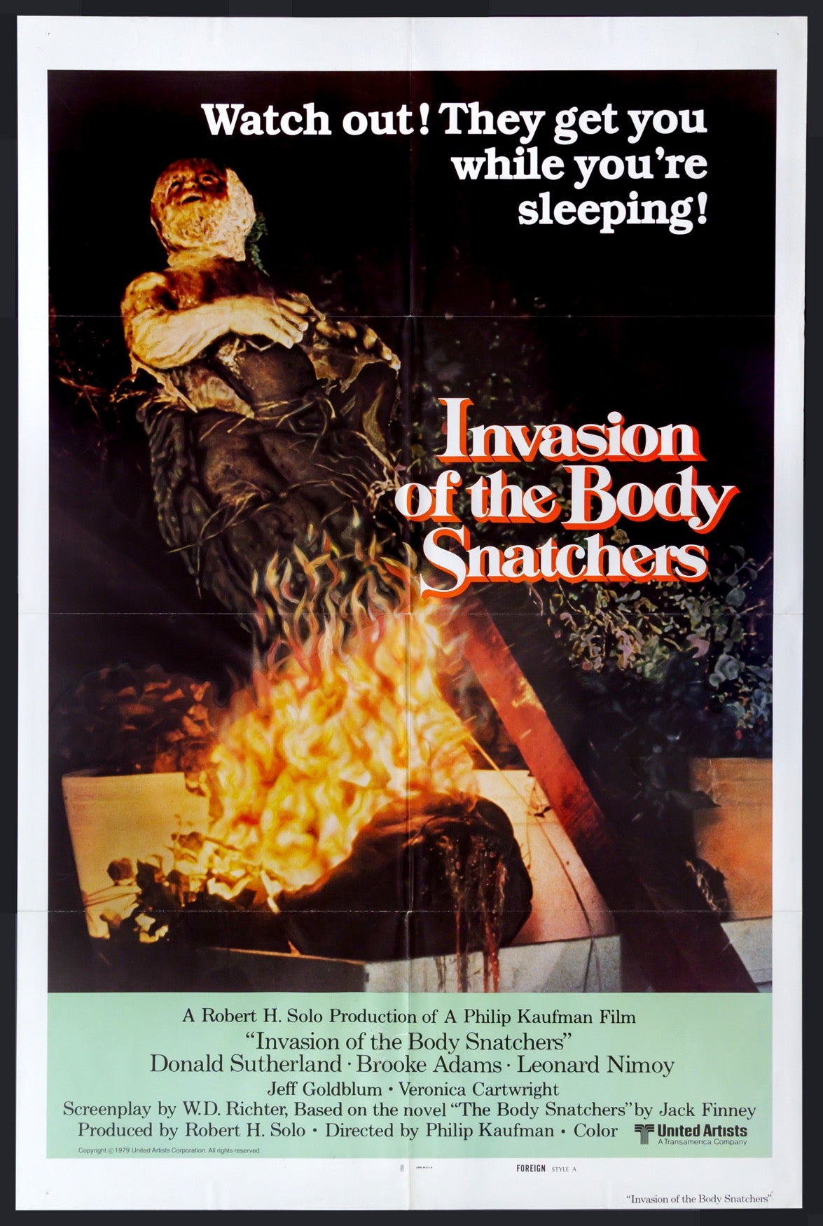 Invasion of the Body Snatchers (1978) original movie poster for sale at Original Film Art - Vintage Movie Posters