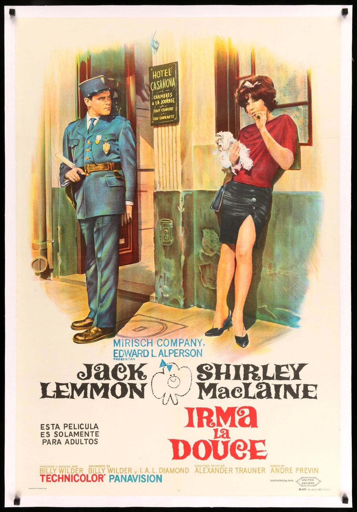 Irma La Douce (1963) original movie poster for sale at Original Film Art