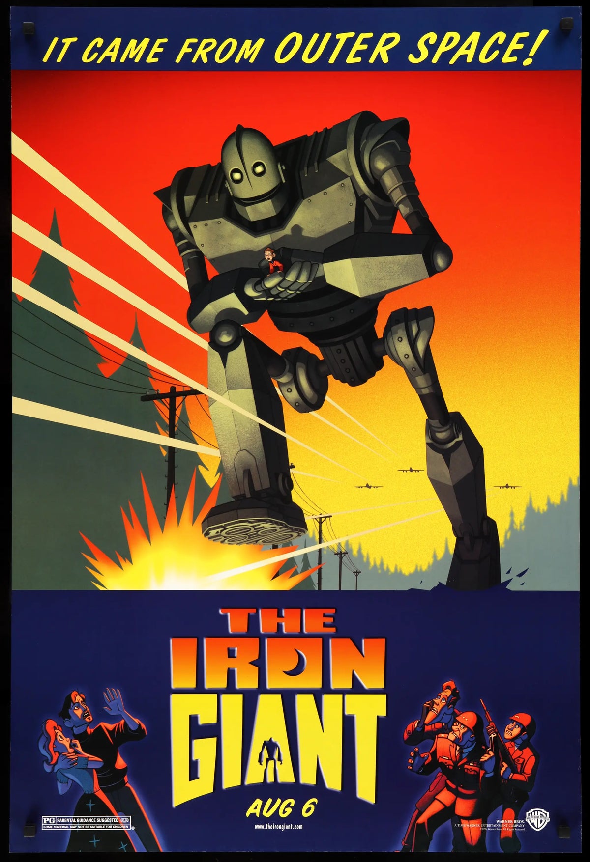 Iron Giant (1999) original movie poster for sale at Original Film Art