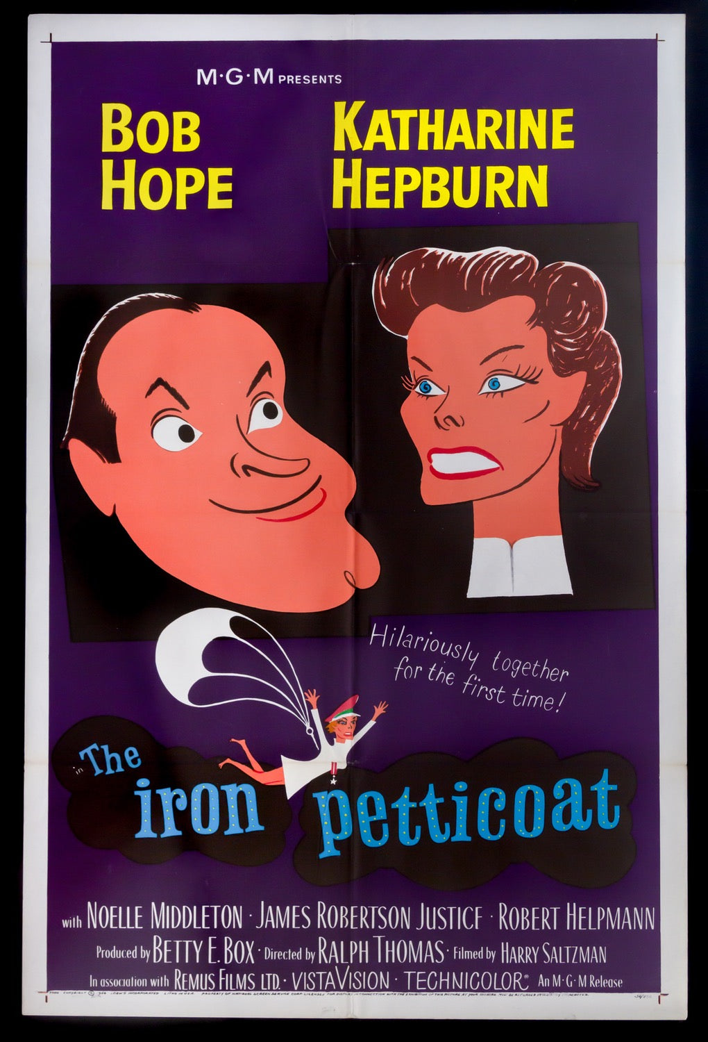 Iron Petticoat (1956) original movie poster for sale at Original Film Art