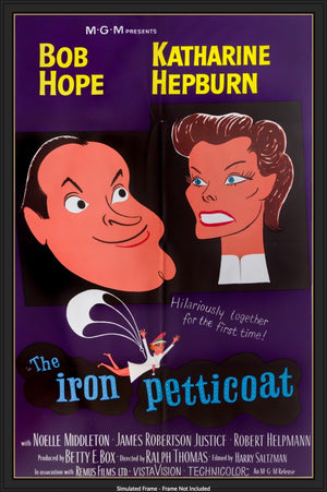 Iron Petticoat (1956) original movie poster for sale at Original Film Art