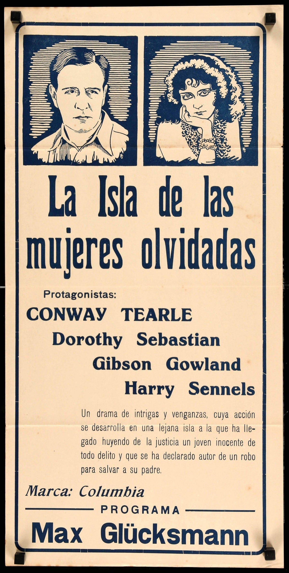Isle of Forgotten Women (1927) original movie poster for sale at Original Film Art - Vintage Movie Posters