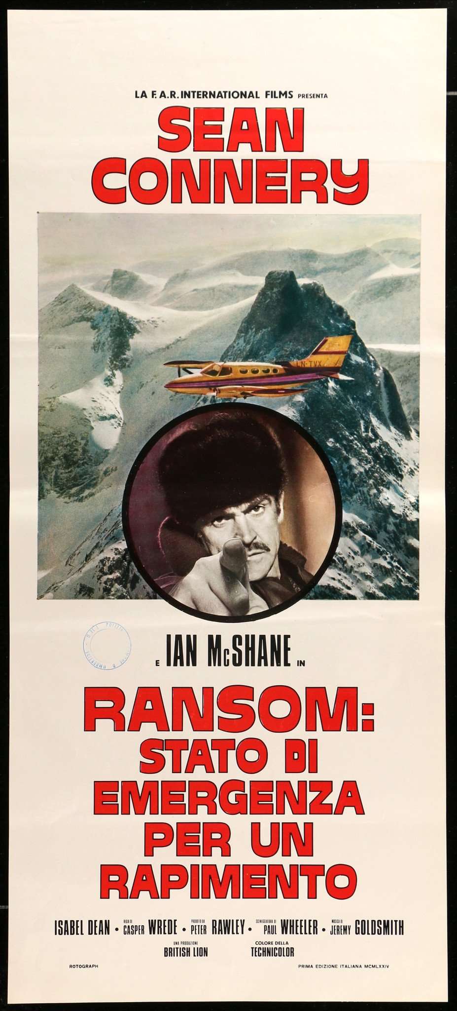 Ransom (1974) original movie poster for sale at Original Film Art - Vintage Movie Posters
