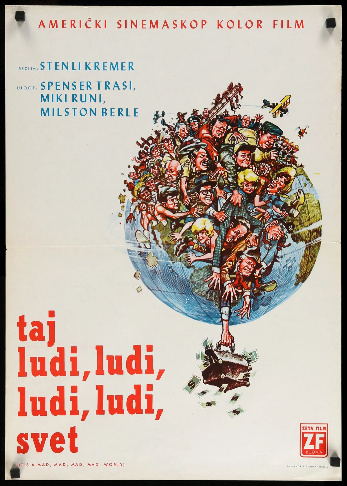 It&#39;s a Mad, Mad, Mad, Mad World (1964) original movie poster for sale at Original Film Art