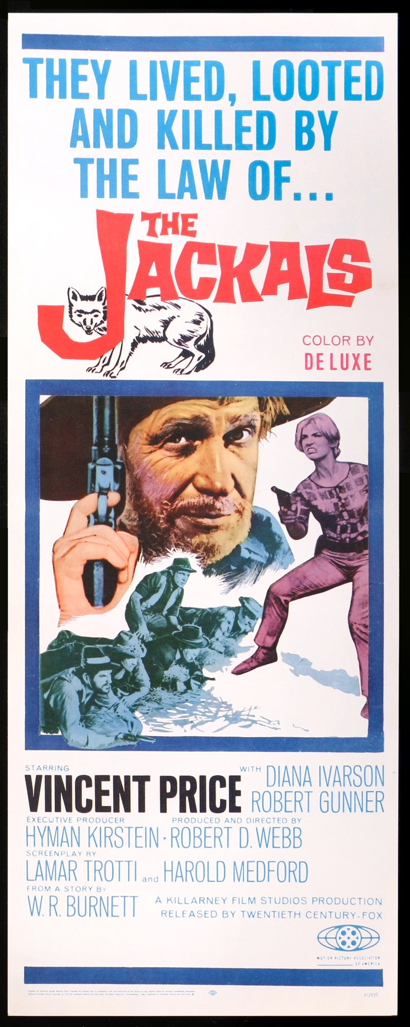 Jackals (1967) original movie poster for sale at Original Film Art