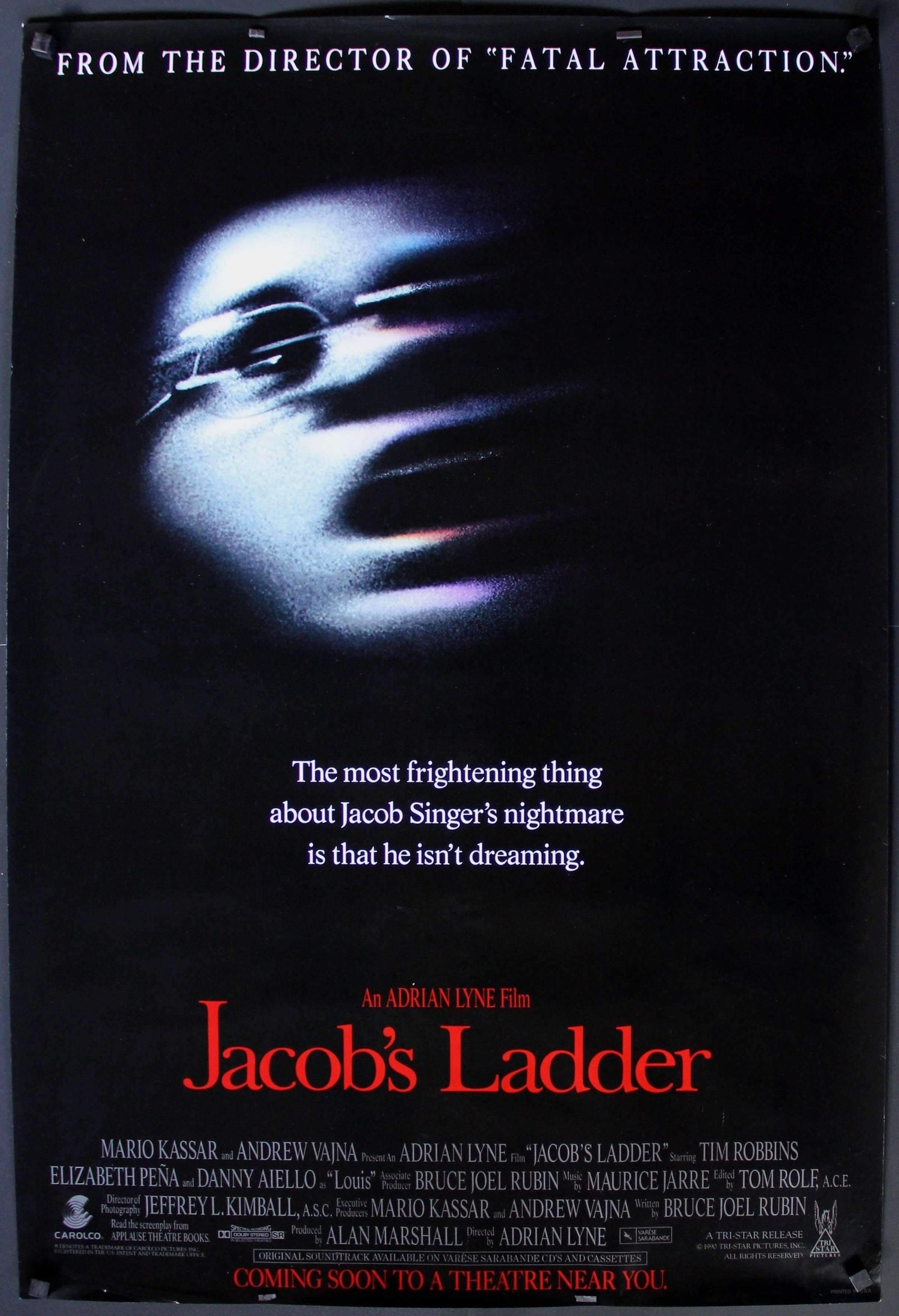 Jacob's Ladder (1990) original movie poster for sale at Original Film Art - Vintage Movie Posters