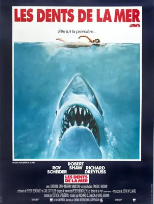 Jaws (1975) original movie poster for sale at Original Film Art - Vintage Movie Posters