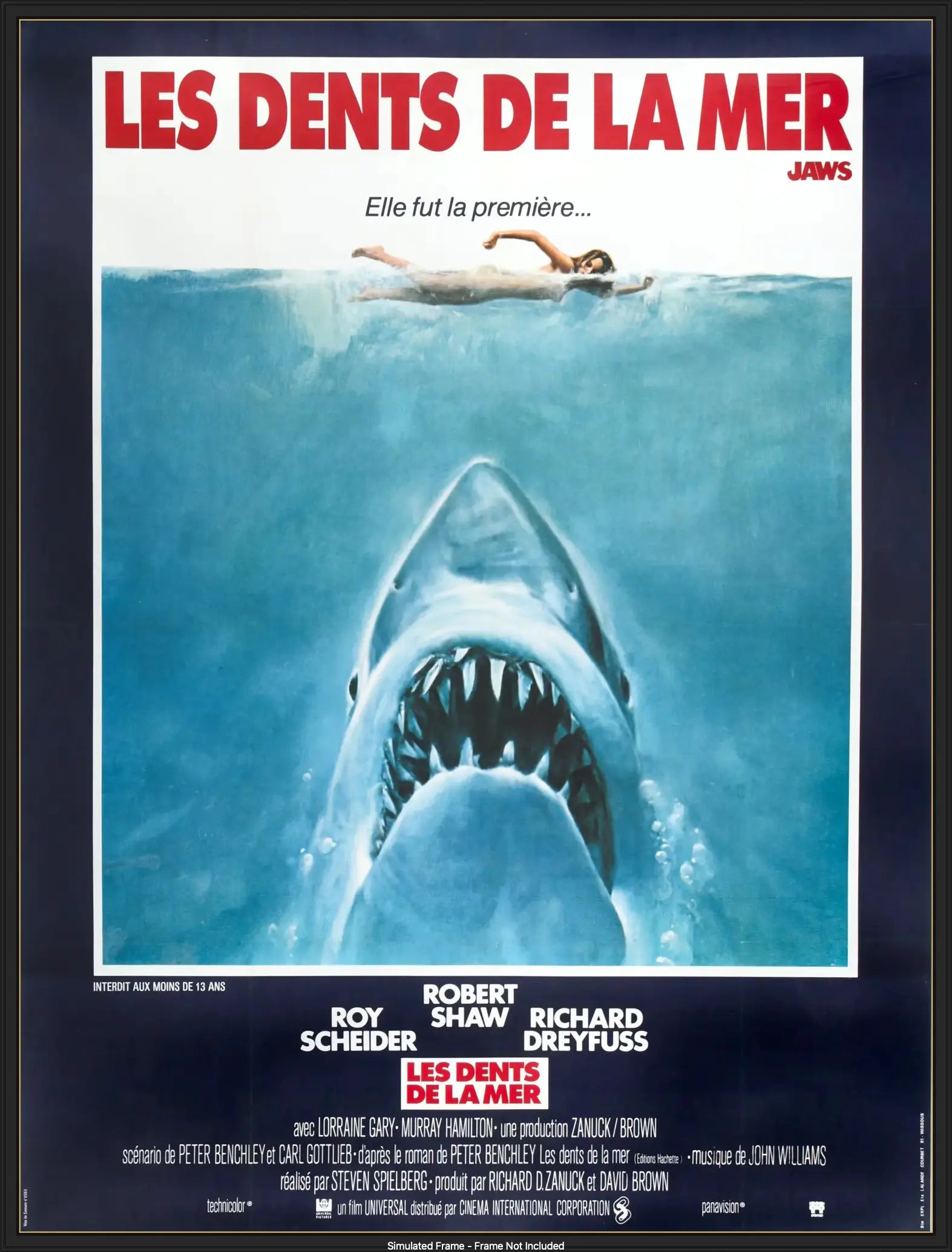 Jaws (1975) original movie poster for sale at Original Film Art