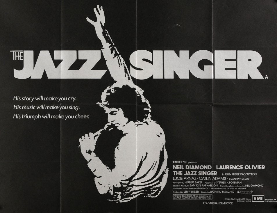 Jazz Singer (1980) original movie poster for sale at Original Film Art - Vintage Movie Posters
