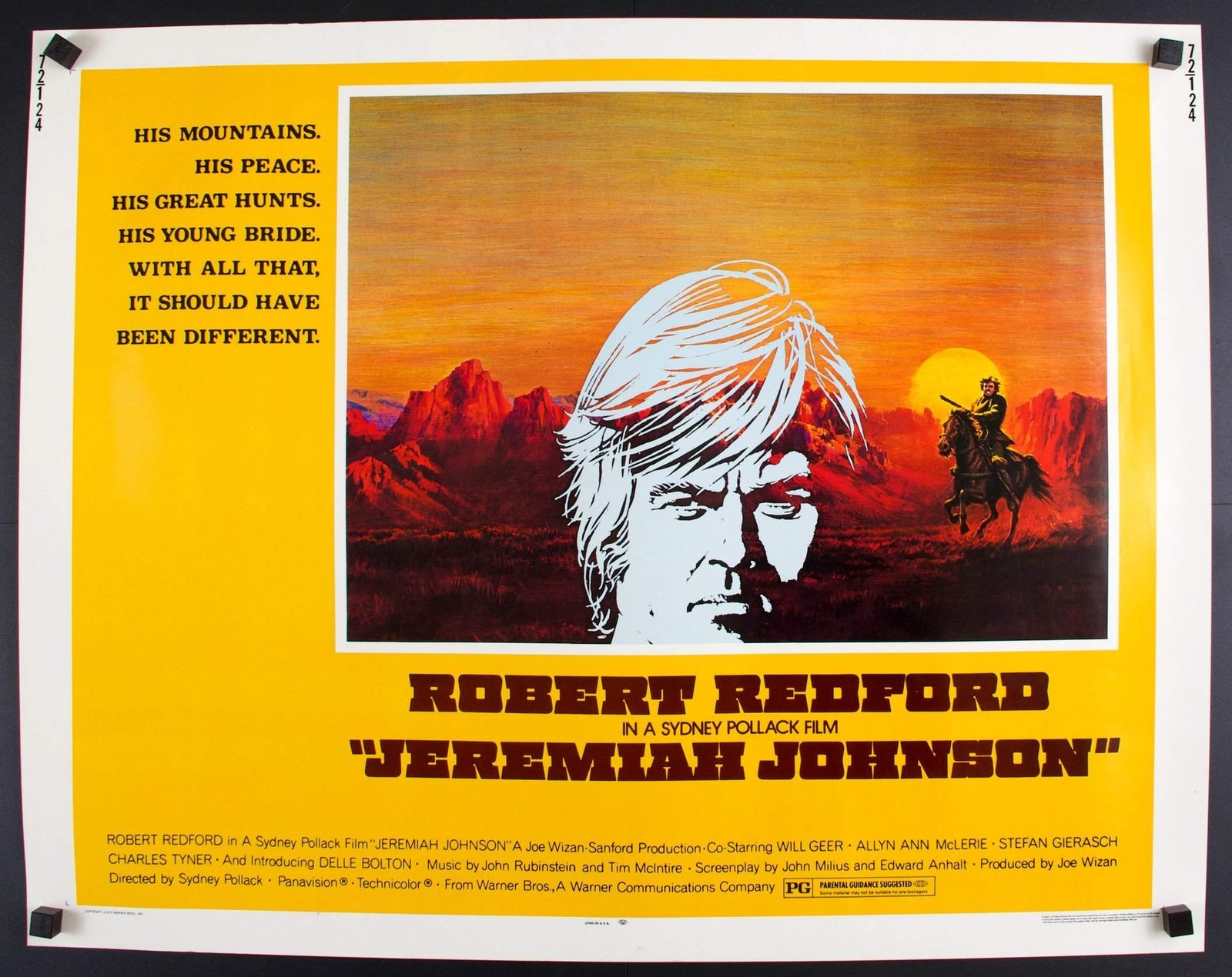 Jeremiah Johnson (1972) original movie poster for sale at Original Film Art - Vintage Movie Posters