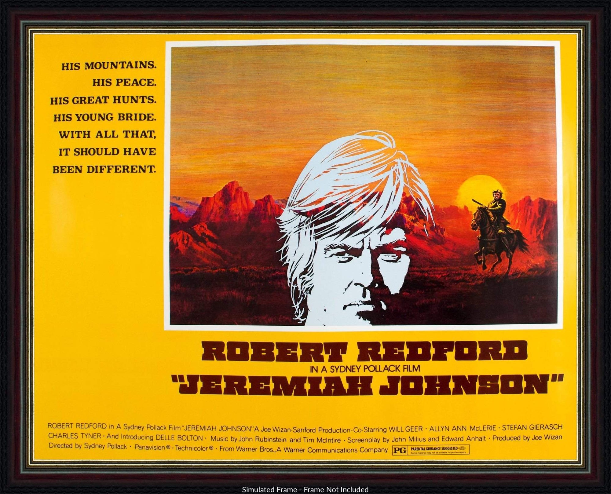 Jeremiah Johnson (1972) original movie poster for sale at Original Film Art