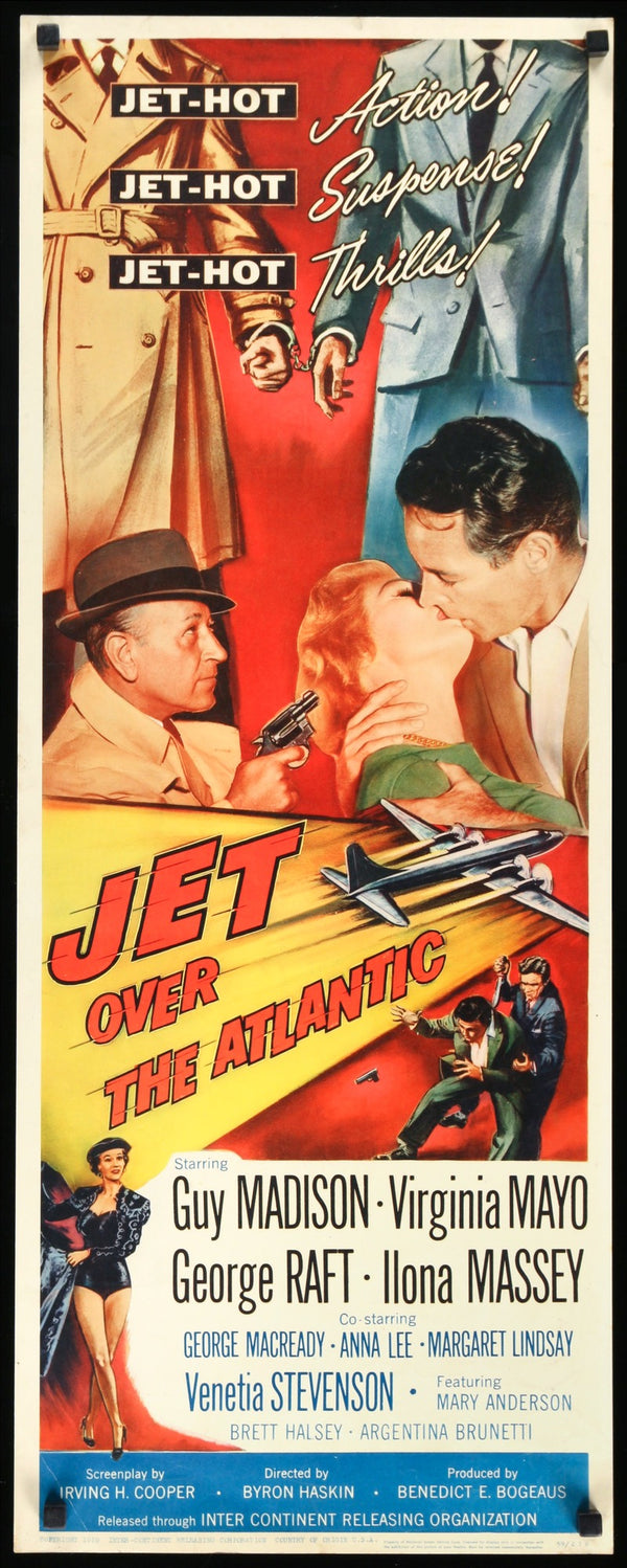 Jet Over the Atlantic (1959) Original Insert Movie Poster