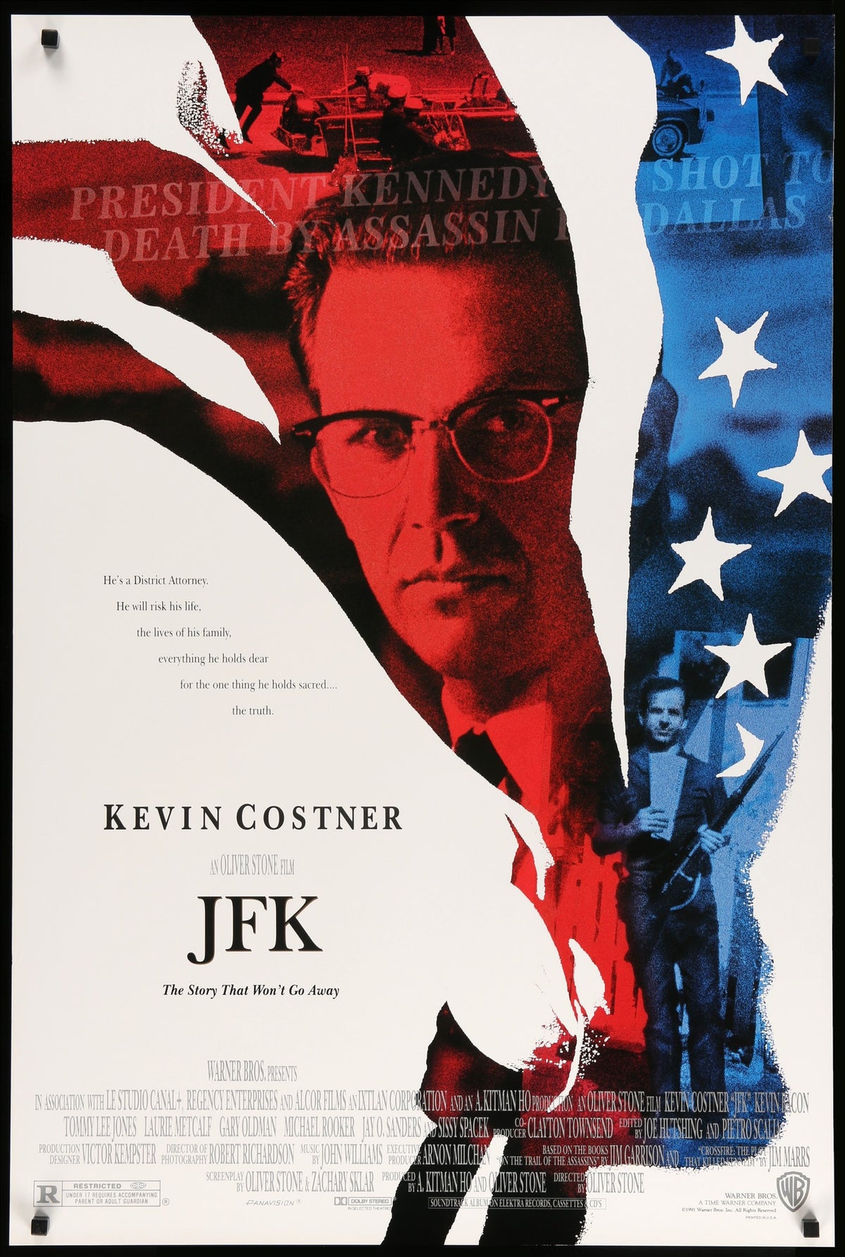 JFK (1991) original movie poster for sale at Original Film Art