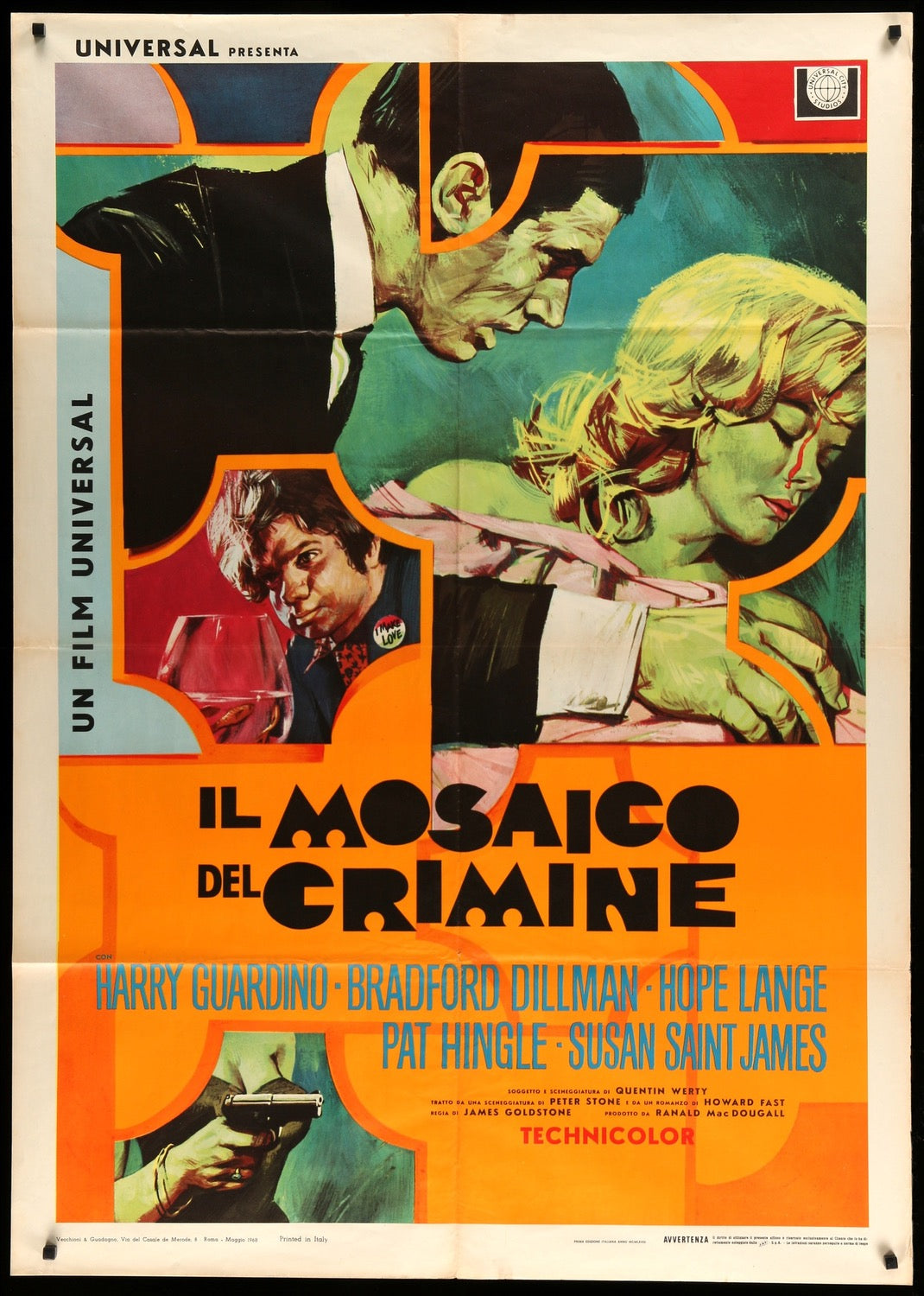 Jigsaw (1968) original movie poster for sale at Original Film Art - Vintage Movie Posters
